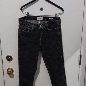 Frame Denim Women's Charcoal Skinny Jeans